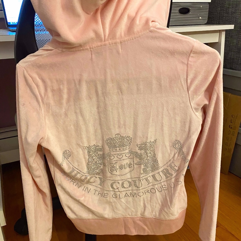 Juicy Couture Velour Embroidered Jumpsuit